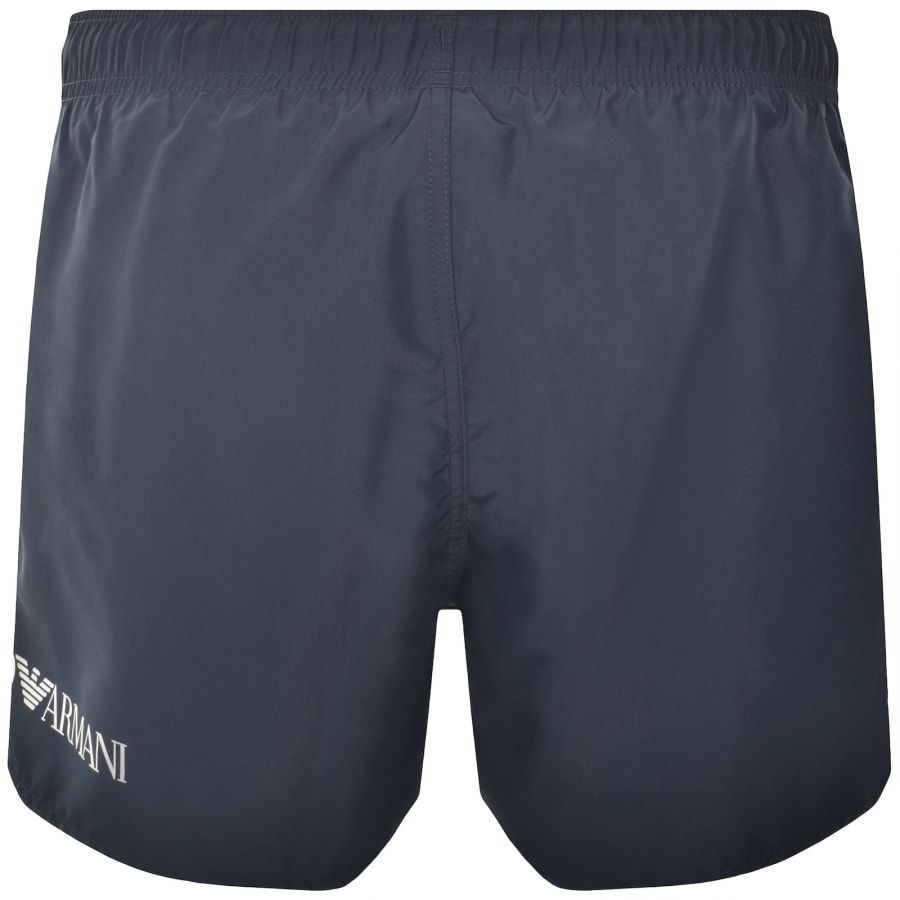 EA7 Emporio Armani Logo Swim Shorts Navy | Mainline Menswear